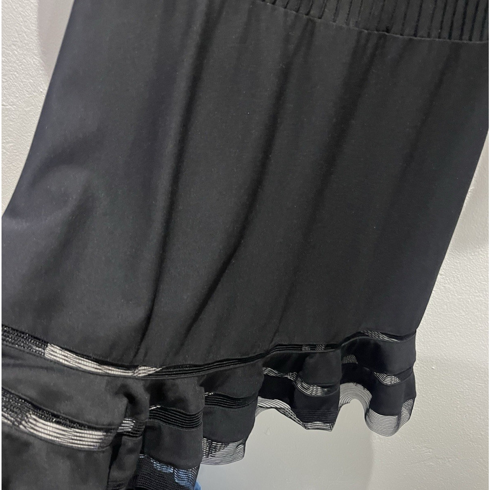 Tadashi Shoji Illusion Stripe Bateau Neckline Knee-Length Dress SZ XS - Picture 9 of 10